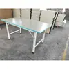Mesa para máquina de coser de fábrica de ropa, banco de trabajo pequeño, mesa de planchar, mesa de apilamiento, mesa de inspección, mesa de verificación, mesa de colocación de tela