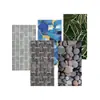 Paneles de pared autoadhesivos, pegatinas de pared tipo azulejo con aspecto de mármol, revestimiento de pared impermeable y a prueba de humedad para baños, paneles de aluminio y plástico para ocultar imperfecciones