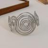 Pulsera Cóncava Irregular Transfronteriza Europea y Americana para Mujer Pulsera Simple de Alta Gama Nicho Estilo Frío Personalidad Joyería