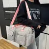 Bolsa de Bagagem Portátil de Grande Capacidade, Bolsa para Viagem de Negócios, Bolsa Esportiva de Fitness para Homens e Mulheres, Armazenamento com Compartimento para Separação de Secos e Molhados, Bolsa Transversal