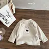 Ropa interior térmica de otoño e invierno para bebés y niños pequeños con forro de polar y cuello alto medio, top cálido de manga larga para niños y niñas, ropa de bebé moderna
