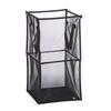 Cesta Dobrável de Malha Nórdica Respirável para Roupas Sujas Cesta de Armazenamento de Malha Transparente Cesta de Armazenamento de Brinquedos e Roupas Cesta de Lavanderia