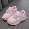 Zapatos para Niñas Dibujos Animados Malla Zapatos Deportivos Infantiles Nuevo Estilo Primavera y Verano 2026 Niñas Pequeñas Zapatos Casuales de Suela Suave Malla Transpirable