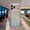 Aplicável para iPhone 18 Pro Max Capa de Celular Três-em-Um de TPU com Airbag à Prova de Choque e Queda Capa Protetora Degradê 17