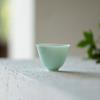 Taza de Té Corazón de Pollo con Esmalte de Color Hecho a Mano, Set de Té Kung Fu, Taza para Cata de Té, Porcelana Blanca Delgada, Taza Maestra, Taza Individual, Hogar Simple