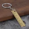 En stock Suministro Mini Regla Colgante Pequeño Herramienta de Medición Portátil para el Hogar Pequeña Joyería de Jade Regla Divertida