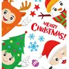 Pegatinas navideñas para vidrio, exquisitas pegatinas estáticas extraíbles, pegatinas navideñas combinadas para ventanas, decoraciones navideñas 2023, nuevas