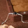 Cadena de Clavícula Sonrisa de Plata de Ley S925 Perla Natural Ágata Roja Ágata Negra Collar Versátil para Mujer Joyería Sencilla de Moda con Piedras Preciosas