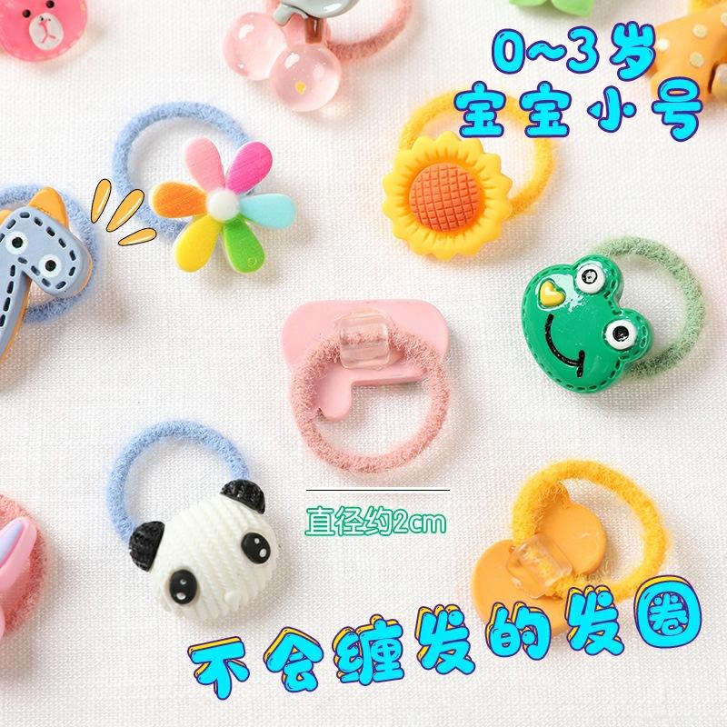 毛绒拇指圈卡通皮筋