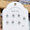 Accesorios Populares de Resina para Uñas Dibujos Animados de Peluche Accesorios DIY para Uñas Aretes Funda de Teléfono Accesorios para Uñas Portátiles