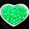 Cuentas de nube de doble color de 6/8/10 mm, cuentas rectas de gelatina acrílica de imitación de jade, cuentas tejidas a mano