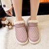 Pantuflas de Algodón Impermeables para Mujer, Nuevo Estilo Otoño e Invierno 2026, Forradas de Felpa, Engrosadas, Cálidas, Zapatos de Algodón para Exteriores, Botas de Nieve para Mujer