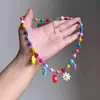 Collar de Cuentas de Colores Candy Beach para Mujer Lindo Estrella Dopamina Accesorios Dulce Fresco Chica Picante y2k Cadena para Clavícula de Moda