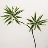 Plantas Verdes Artificiales Lirio de Tallo Largo Bambú Decoración del Hogar Material para Arreglos Florales Centro Comercial Paisajismo de Micro Paisajes Bambú de la Fortuna Plantas Falsas
