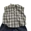 Camisas Ligeras de Verano para Niños 2026 Nuevo Estilo Estilo Bosque Camisas para Niñas Bebés Tops sin Mangas Modernos