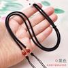 Tianzhu cordão horizontal amarrado fivela de segurança colar de bloqueio de ouro com corda atacado homens e mulheres Jade ouro cordão da sorte