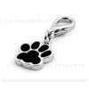 Colgante de Identidad Pequeño Mini Mascota Doble Color Huella de Pata de Cachorro Etiqueta Joyería para Collar de Mascota Suministro Directo de Fábrica
