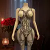 Lencería Sexy Transfronteriza Europea y Americana con Entrepierna Abierta Malla Transparente Lencería Jacquard Hueco Body Completo Dropshipping de Amazon