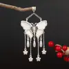 Estilo Étnico Guizhou Pingente de Prata Miao DIY Acessórios Étnicos Miao Base Vazia Placa de Base Joias Artesanais de Minorias Étnicas Conjunto de Estilo Longo