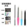 Lixa de Unha Personalizada de Fábrica Lixa de Aço Inoxidável Lado Duplo Grosso e Fino Tira de Polimento Fosca Tira de Polimento para Manicure e Modelagem de Unha