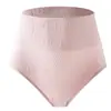 Calcinhas sem costura de cintura alta com controle de barriga para mulheres, fundo 100% algodão, plus size para modelagem corporal pós-parto e levantamento de bumbum, direto do fabricante