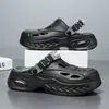 Tamancos de EVA masculinos de verão transfronteiriços, sandálias de sola grossa para casa e interior, sandálias slip-on masculinas para praia e atividades ao ar livre