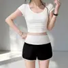 Shorts Deportivos Casuales Holgados de Cintura Alta en A con Contraste Lateral para Mujer Embarazada, Nuevos de Verano 2026