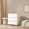 Mesa de Cabeceira Simples Moderna para Quarto Principal Apartamento Pequeno Tipo Gaveta Armazenamento e Exibição para Quarto Armário de Armazenamento para Montagem