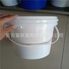 Laizhou Food Packaging 10l Balde de plástico anti-roubo 10Lpp Balde redondo