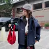 Chamarra Cortavientos con Capucha Estilo Coreano para Niñas, Tallas Mediana y Grande para Niños, Nueva Llegada Otoño 2026, Elegante Chaqueta Infantil, Moderna