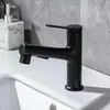 Lavabo nórdico de aluminio con cobre chapado en oro, lavabo cuadrado de un solo agujero y grifo de agua fría y caliente chapado en gunmetal.