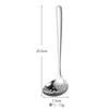 Cuchara Coladora de Acero Inoxidable 304 Dorada plateada Martillado Concha de Sopa Cuchara Cuchara para Fondue Mango Largo Comercial
