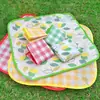 Cojín plegable, impermeable y a prueba de humedad, tapete para césped de camping al aire libre, esencial para salidas de primavera, tapete de picnic portátil, tapete para césped de festival de música
