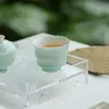 Taza Maestro Esmalte Color Puro Mi Yan Taza de Té Simple Moderna Taza de Té de Cerámica Hecha a Mano Baldosa Fina Taza de Té para Cata de Té en Casa