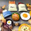 Imanes de Nevera de Resina con Desayuno Estilo Western Simulado: Baguette, Hamburguesa, Huevo Frito, Pizza Pegatinas Magnéticas 3D, Precio Especial, Sin Devoluciones ni Cambios