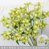 Plantas Verdes Flores Artificiales Hierba Aspargo Colgante Decoración de Fondo de Arte Floral para Bodas Flores Falsas Estilo Bosque Escenario de Boda Arreglo Floral