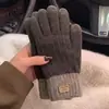 Guantes Cálidos Tejidos para Otoño e Invierno Compatibles con Pantalla Táctil, Guantes Gruesos de Dedos Completos con Forro de Felpa para Ciclismo, Hechos a Medida por Fabricantes para Protección contra el Frío del Noreste
