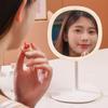 Led espelho de maquiagem com luz portátil espelho de vestir Internet Popular Desktop Espelho de forro Student Storage Beauty mirror