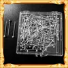 Accesorios Cobre Hierro Acero Inoxidable Perlas Diamante Aguja Bola de Cobre Aguja de Bola Cabeza Grande Cabeza Redonda Aguja para Perlas Aguja de Posicionamiento Aguja de Bola