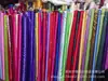 Punto 3 colores grano fino satén, tela muestra tela Shi cinco satén tela de embalaje hogar juguete decoración suministros tela