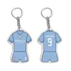 Chaveiro Pingente Camisa de Futebol Copa do Mundo 2026 Lembranças para Fãs Messi Ronaldo Neymar Fornecimento de Comércio Exterior