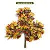 Galhos de Plantas Artificiais, Folhas de Ginkgo, Galhos Secos Decorativos, Galhos Falsos com Folhas de Figueira para Colar Atacado