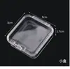 Caixa de Armazenamento para Miçangas, Miçangas de Arroz, Miçangas Soltas, Caixa de Plástico Transparente Quadrada à Prova de Poeira para Joias, Caixa Organizadora com Parafuso para Miçangas