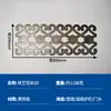 Rejas de Hierro Forjado para Ventanas Barandilla Rústica Accesorios para Portones Grandes Juego Completo Vallas Hechas a Medida Estampado de Placas de Hierro Patio Soldadura Hueca Ensamblaje
