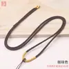 Hilo Envuelto en Oro DIY Amuleto Budista de Oro de Jade Cordón de Colgante Ajustable Cordón de Collar Resistente al Desgaste Unisex Venta al por Mayor