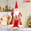 Decoração de Natal de Pé do Papai Noel de Boas-Vindas 24 polegadas 36 polegadas Estatueta Clássica do Papai Noel Ornamento de Hotel Presente