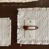 Pinza para el cabello con forma de corazón y estampado de leopardo de acetato para mujer, estilo coreano, nuevo clip lateral, horquilla Bb, accesorio para el cabello para mujer