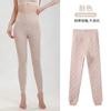 Calças quentes femininas forradas de lã grossa leggings outono e inverno nordeste nove pontos calças de veludo alemão calças de algodão