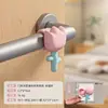 Nuevo Anillo Anticolisión con Forma de Flor para Manija de Puerta de Silicona, Protección Silenciosa de Pared, Protector de Parte Trasera de Puerta de Goma sin Taladro