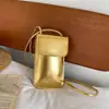Bolsa Cuadrada Pequeña de Mujer Estilo Coreano Nuevo Verano 2026, Bolso de Hombro Casual de Moda, Bolso Brillante para Teléfono Móvil, Bolso de Mujer al por Mayor
